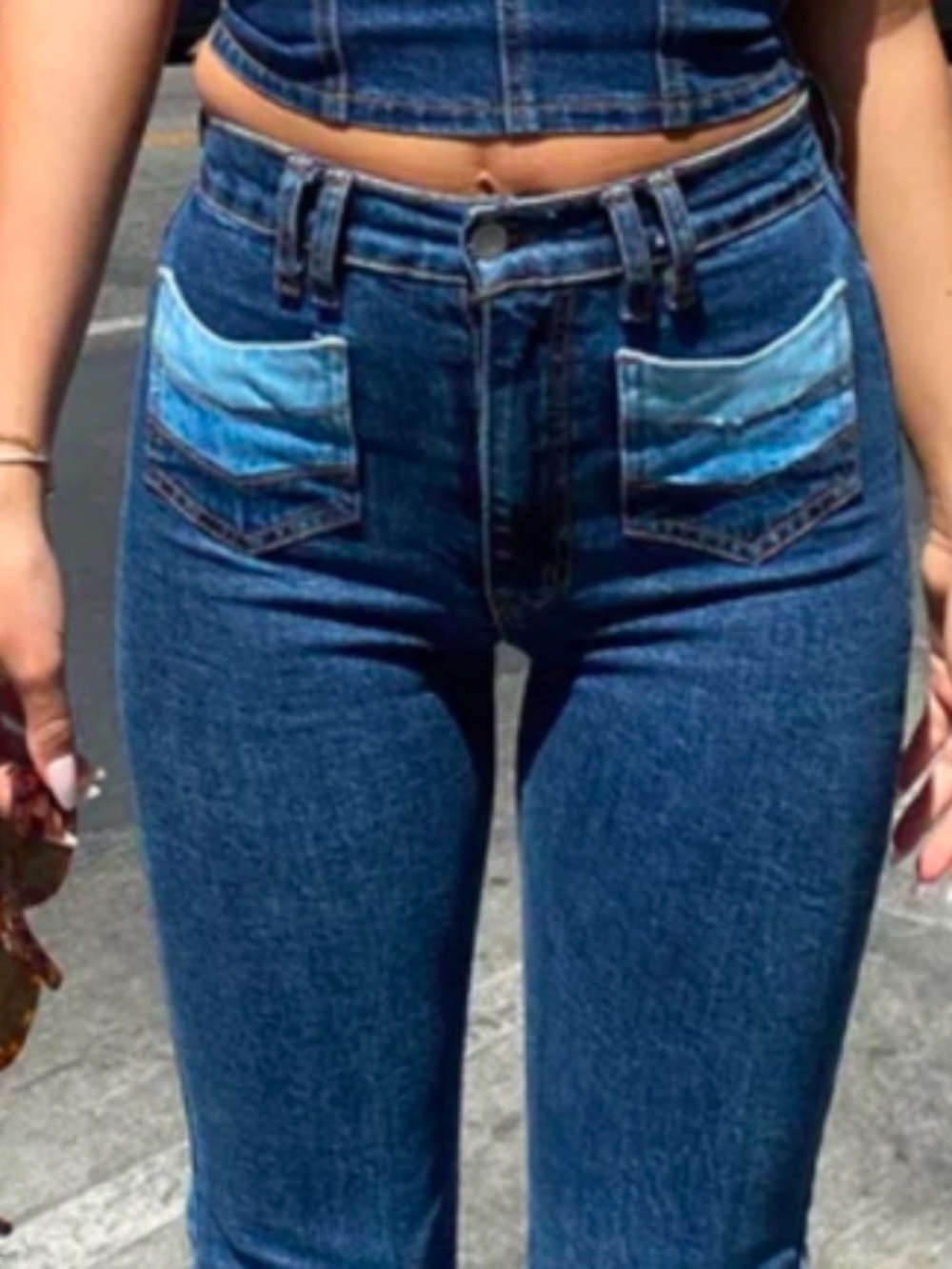 Revice Jeans 27 Patchwork Flare Jean - Picture 11 of 11